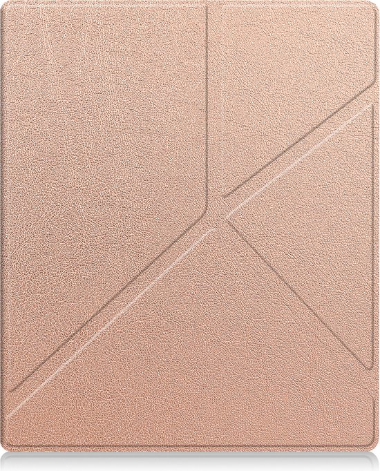 Hoesje Geschikt voor Kobo Elipsa 2E Hoes Book Case Trifold - Hoes Geschikt voor Kobo Elipsa 2E Hoesje Book Cover - Rosé Goud van FBB-Natuurlijk