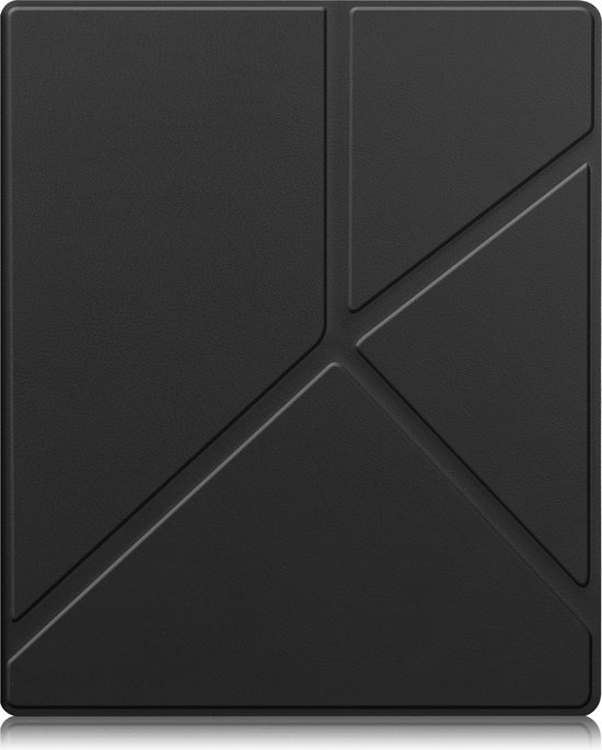 Hoesje Geschikt voor Kobo Elipsa 2E Hoes Book Case Trifold - Hoes Geschikt voor Kobo Elipsa 2E Hoesje Book Cover - Zwart van Hoesje 