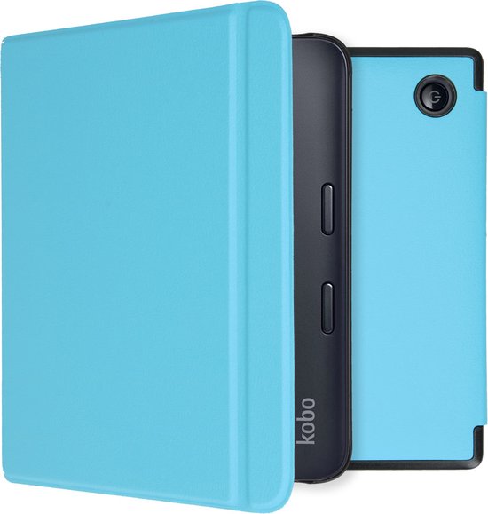 Hoesje geschikt voor Kobo Libra 2 E-reader - iMoshion Slim Hard Case Bookcase - Ook geschikt voor Tolino Vision 6 - Lichtblauw van iMoshion
