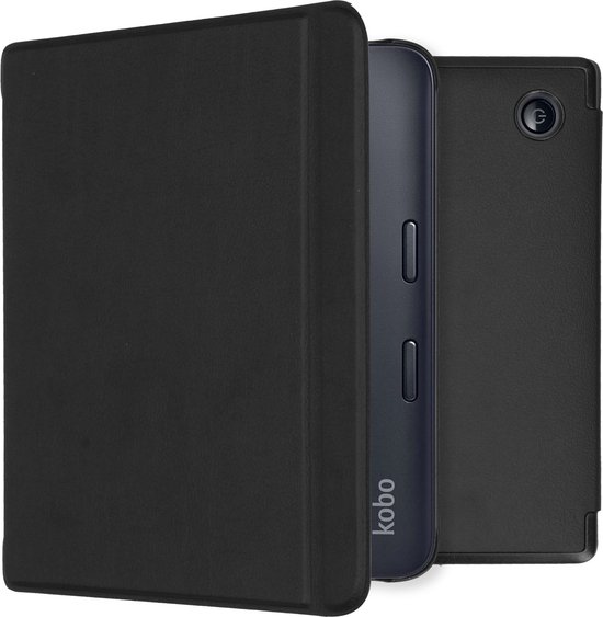 Hoesje geschikt voor Kobo Libra 2 E-reader - iMoshion Slim Hard Case Bookcase - Ook geschikt voor Tolino Vision 6 - Zwart van iMoshion
