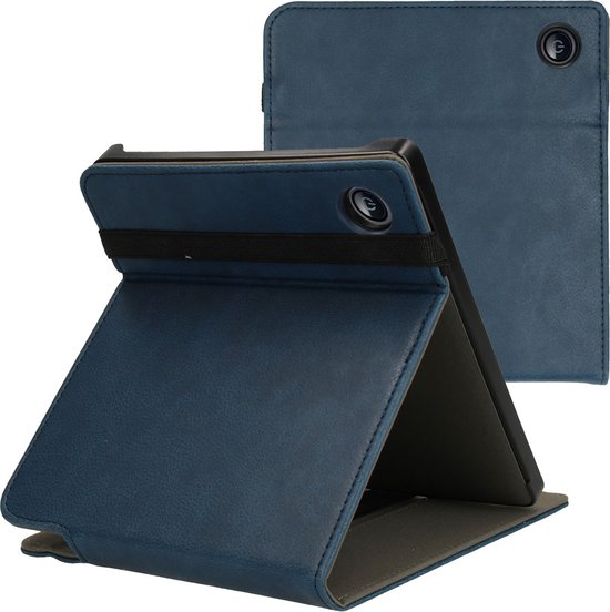 Hoesje geschikt voor Kobo Libra 2 E-reader - iMoshion Stand Flipcase - Ook geschikt voor Tolino Vision 6 - Donkerblauw van Hoesje 
