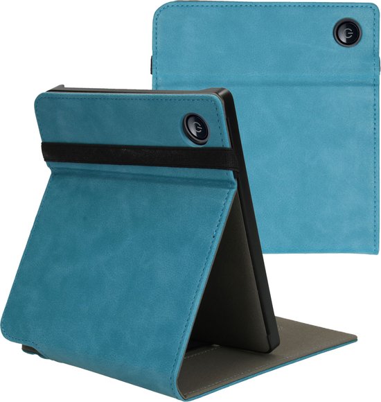 Hoesje geschikt voor Kobo Libra 2 E-reader - iMoshion Stand Flipcase - Ook geschikt voor Tolino Vision 6 - Lichtblauw van iMoshion