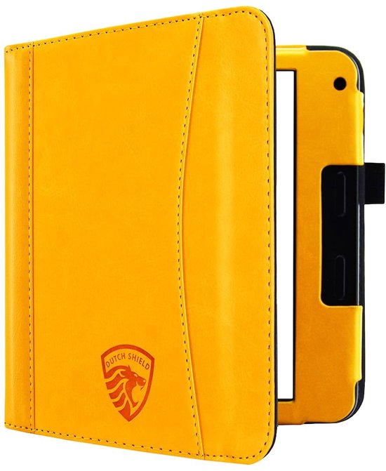 Hoesje Geschikt voor Kobo Libra 2 Sleepcover Luxe Hoes Cognac Light - ereader hoesje - cover van Merkloos