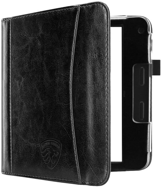 Hoesje Geschikt voor Kobo Libra 2 Sleepcover Luxe Hoes Zwart - ereader hoesje - cover van i12Cover