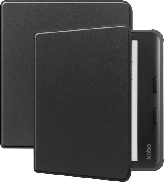 Hoesje Geschikt voor Kobo Libra Colour Hoes Bescherm Hoesje Case Sleep Cover - Hoes Geschikt voor Kobo Libra Colour Hoesje - Zwart van Merkloos