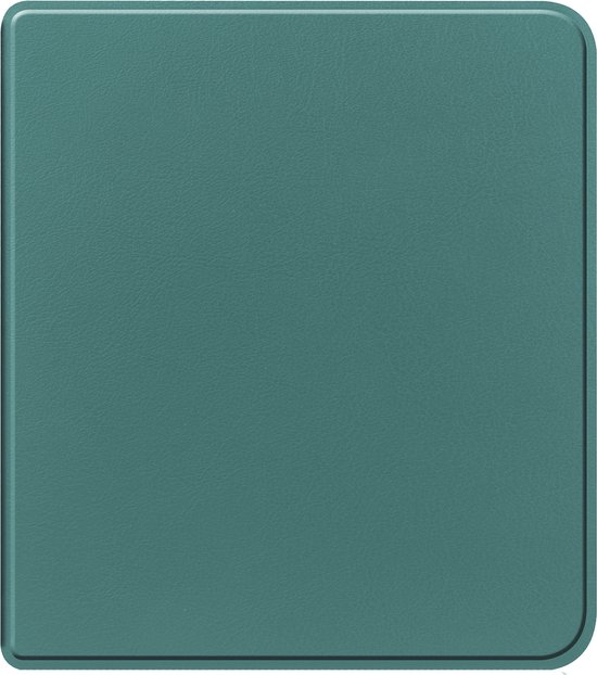 Hoesje Geschikt voor Kobo Libra Colour Hoes Book Case - Hoes Geschikt voor Kobo Libra Colour Hoesje Book Cover - Donkergroen van Hoesje 
