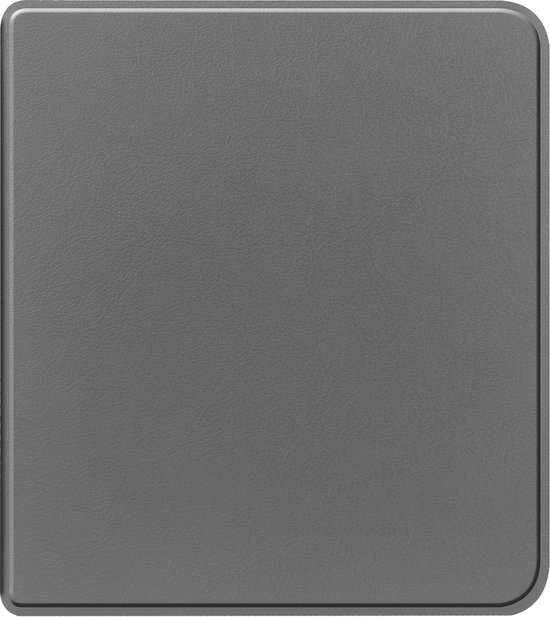 Hoesje Geschikt voor Kobo Libra Colour Hoes Book Case - Hoes Geschikt voor Kobo Libra Colour Hoesje Book Cover - Grijs van Merkloos