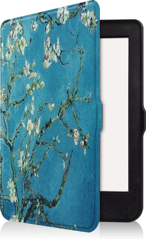 Hoesje Geschikt voor Kobo Nia Hoes Bescherm Hoesje Case Sleep Cover - Hoes Geschikt voor Kobo Nia Hoesje - Bloesem van Hoesje 
