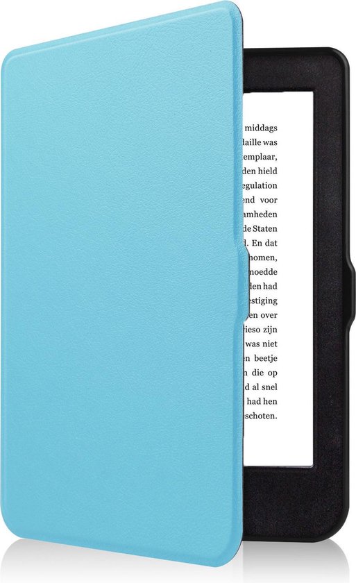 Hoesje Geschikt voor Kobo Nia Hoes Bescherm Hoesje Case Sleep Cover - Hoes Geschikt voor Kobo Nia Hoesje - Lichtblauw van Hoesje 