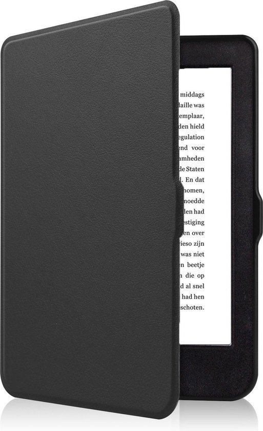 Hoesje Geschikt voor Kobo Nia Hoes Bescherm Hoesje Case Sleep Cover - Hoes Geschikt voor Kobo Nia Hoesje - Zwart van Hoesje 