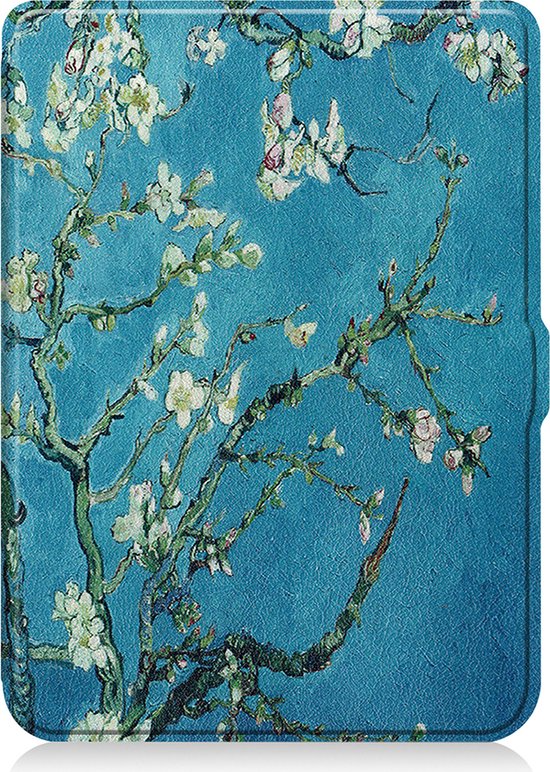 Hoesje Geschikt voor Kobo Nia Hoes Book Case - Hoes Geschikt voor Kobo Nia Hoesje Book Cover - Bloesem van Hoesje 