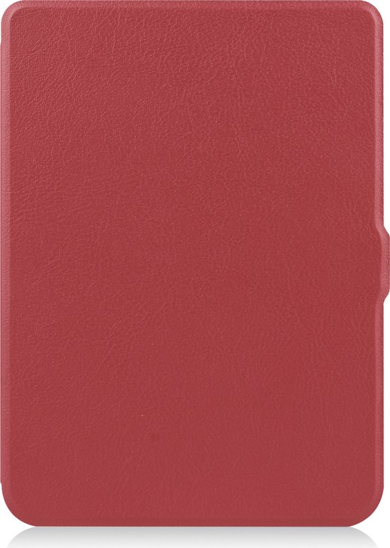 Hoesje Geschikt voor Kobo Nia Hoes Book Case - Hoes Geschikt voor Kobo Nia Hoesje Book Cover - Donkerrood van MMOBIEL