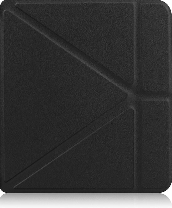 Hoesje Geschikt voor Kobo Sage Hoes Book Case Trifold - Hoes Geschikt voor Kobo Sage Hoesje Book Cover - Zwart van Hoesje 