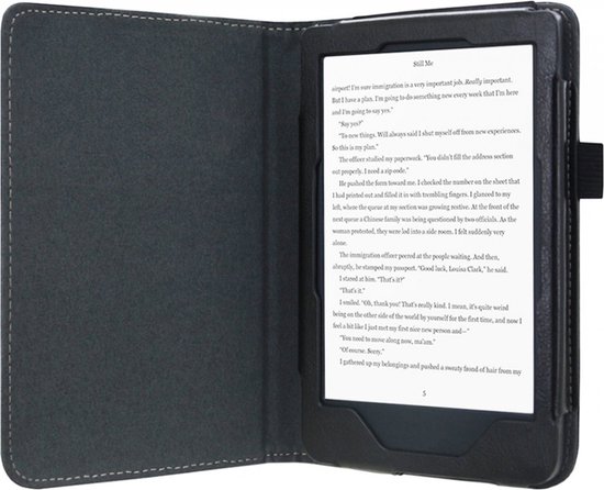 Hoesje geschikt voor Pocketbook Inkpad 4 / Color 3 / Color 2 / Vivlio Inkpad 4 - Book Case Premium Sleep Cover Kunstleer Hoes met Auto/Wake Functie - Zwart van Merkloos