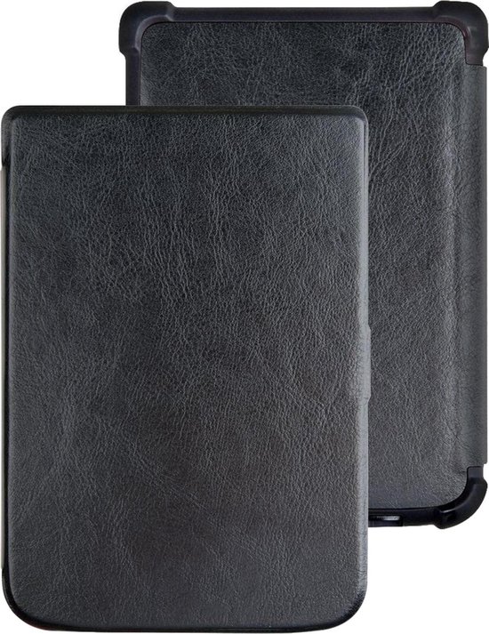 Hoesje Geschikt voor Pocketbook Touch HD 3 Hoes Bescherm Hoesje Case Sleep Cover - Hoes Geschikt voor Pocketbook Touch HD 3 Hoesje - Zwart van Hoesje 