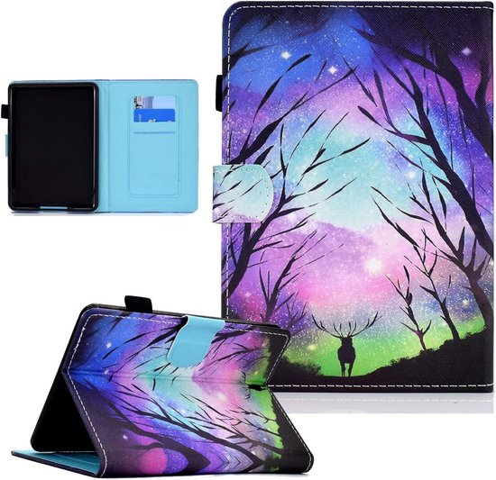 Hoesje voor Kindle Paperwhite 11e Generatie 2021 en Signature Edition - Sterrenhemel Auto Wake Slaap van Hoesje 