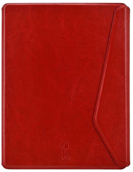 Hoesjes Boetiek - SleepCover voor Kobo Aura H2O Edition 2 - Rood van Merkloos