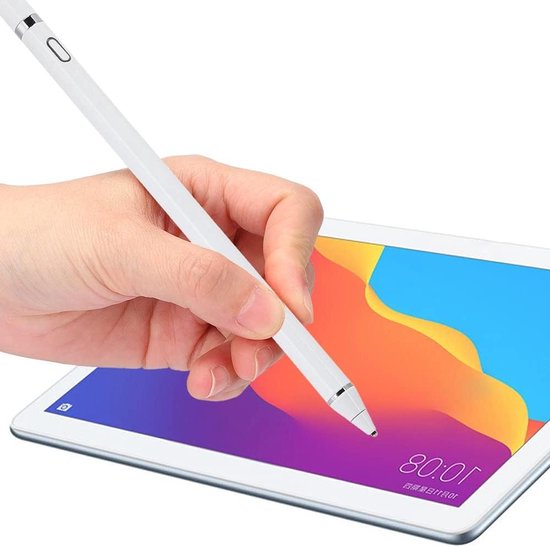 Hooggevoelige Active Styluspen voor iOS en Android, Wit