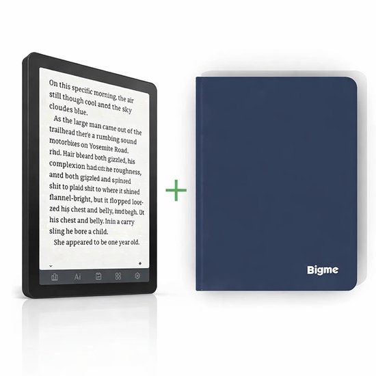 House of Balance B6 E-reader - 6 inch E-ink - 300 PPI - Android 14 - Met hoes EReader - E Reader - E reader met hoesje - Ereaders van Merkloos