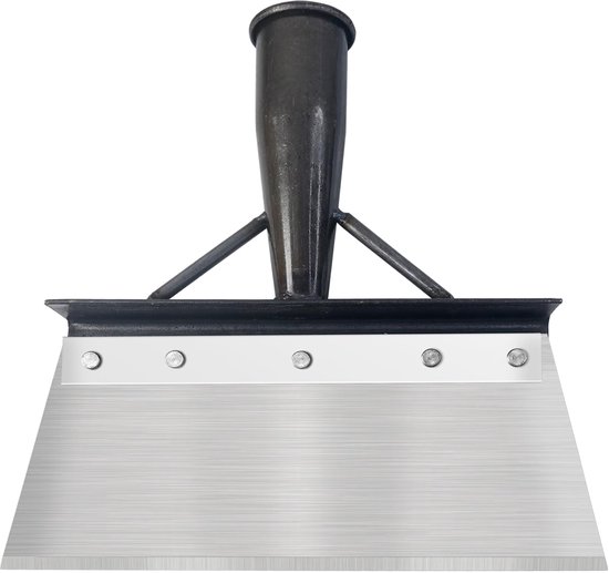 Ibenzoa® Multifunctionele Tuinschep van Mangaanstaal voor Diverse Tuinwerkzaamheden zonder Handvat van Ibenzoa