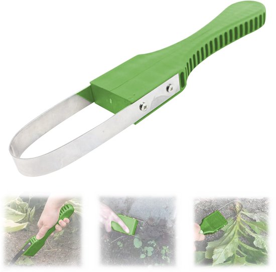 Ibenzoa® Tuingereedschap voor Gemakkelijk Onkruid Verwijderen en Grond Losmaken - Ergonomisch Ontwerp met Handgreep van Ibenzoa