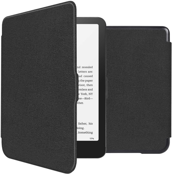 imoshion E-reader Hoesje - Geschikt voor Amazon Kindle Colorsoft Signature edition (2024), Amazon Kindle Paperwhite (2024), Amazon Kindle Paperwhite Signature Edition (2024) - Slim Hard Case Sleepcover Bookcase - Zwart van iMoshion