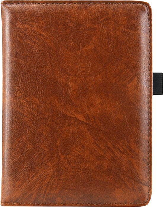 imoshion E-reader Hoesje - Geschikt voor Kobo Aura Edition 2 - Luxe Effen Bookcase - Bruin van iMoshion