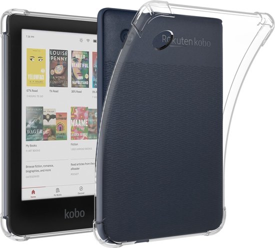 imoshion E-reader Hoesje - Geschikt voor Kobo Clara BW, Kobo Clara Colour - Clear Backcover - Transparant van iMoshion