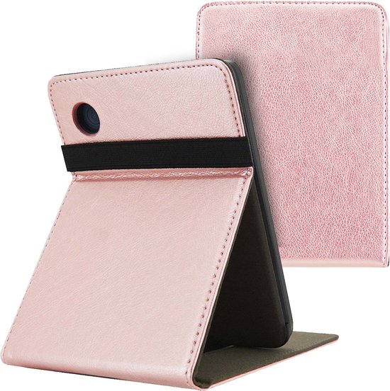 imoshion E-reader Hoesje - Geschikt voor Kobo Clara BW, Kobo Clara Colour - Stand Flipcase - Rosé Goud van iMoshion