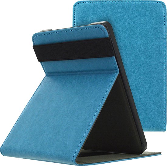 imoshion E-reader Hoesje - Geschikt voor Kobo Clara HD - Stand Flipcase - Lichtblauw van Merkloos
