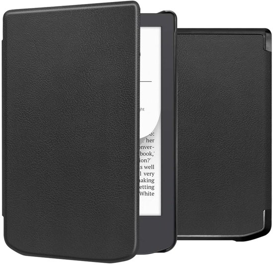 imoshion E-reader Hoesje - Geschikt voor Pocketbook Verse, Pocketbook Verse Pro, Vivlio Light, Pocketbook Verse Lite, Vivlio Light HD - Slim Hard Case Sleepcover Bookcase - Zwart van iMoshion