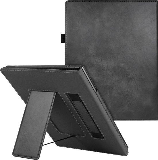imoshion E-reader Hoesje - Geschikt voor reMarkable 2 - Stand Bookcase Sleepcover met strap - Zwart van iMoshion