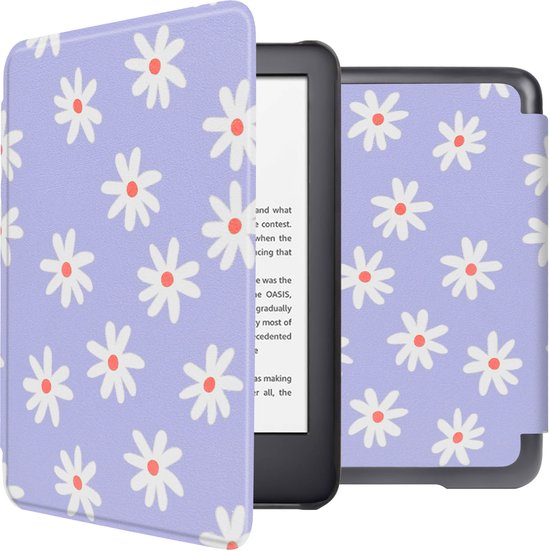 imoshion Ereader Cover / Hoesje Geschikt voor Amazon Kindle (2022) 11th gen - imoshion Design Sleepcover Bookcase zonder stand - / Flowers Distance van iMoshion