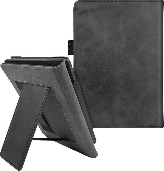 imoshion Ereader Cover / Hoesje Geschikt voor Amazon Kindle (2022) 11th gen - imoshion Stand Bookcase Sleepcover met strap - Zwart van iMoshion