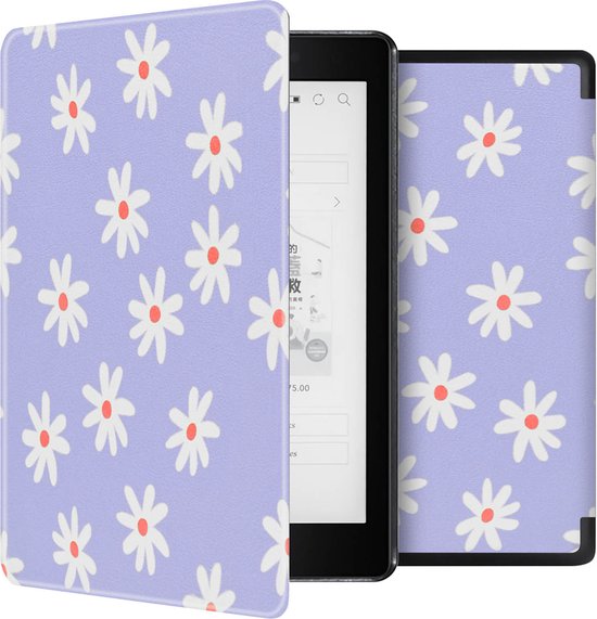 imoshion Ereader Cover / Hoesje Geschikt voor Kobo Aura One - imoshion Design Sleepcover Bookcase zonder stand - / Flowers Distance van iMoshion