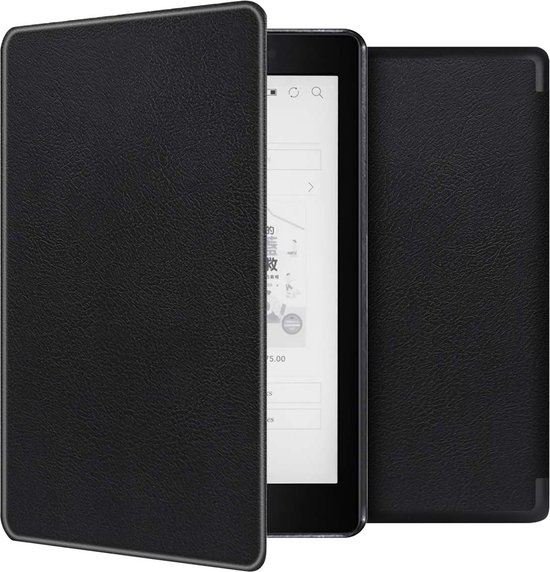 imoshion Ereader Cover / Hoesje Geschikt voor Kobo Aura One - imoshion Slim Hard Case Sleepcover Bookcase zonder stand - Zwart van iMoshion