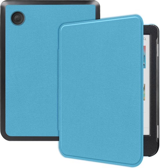iMoshion Ereader Cover / Hoesje Geschikt voor Kobo Clara BW / Kobo Clara Colour - iMoshion Slim Hard Case Sleepcover Bookcase zonder stand - Lichtblauw van iMoshion