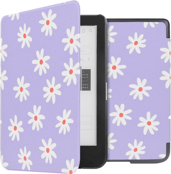 iMoshion Ereader Cover / Hoesje Geschikt voor Kobo Clara HD - iMoshion Design Sleepcover Bookcase zonder stand - / Flowers Distance van iMoshion