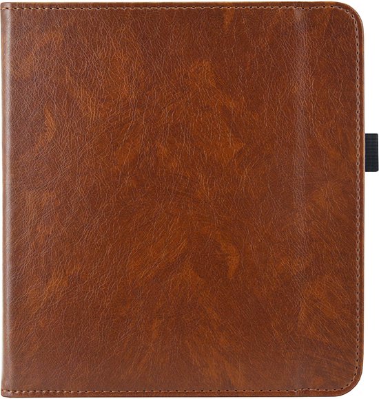 iMoshion Ereader Cover / Hoesje Geschikt voor Kobo Forma - iMoshion Luxe Effen Bookcase - Bruin van iMoshion