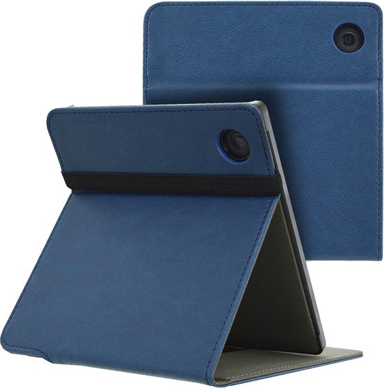 iMoshion Ereader Cover / Hoesje Geschikt voor Kobo Libra Colour - iMoshion Stand Flipcase - Donkerblauw van iMoshion
