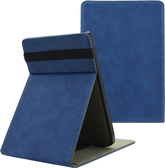 imoshion Ereader Cover / Hoesje Geschikt voor Pocketbook Basic Lux 4 / Pocketbook HD 3 / Pocketbook Touch Lux 5 / Vivlio Lux 5 - imoshion Stand Flipcase - Donkerblauw van iMoshion