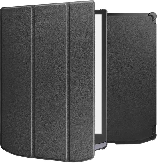 imoshion Ereader Cover / Hoesje - Geschikt voor Pocketbook InkPad X Pro - imoshion Trifold hard case sleepcover - Zwart van iMoshion