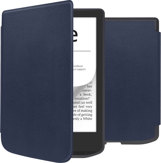 iMoshion Ereader Cover / Hoesje Geschikt voor Pocketbook Verse Pro / Vivlio Light / Vivlio Light HD / Pocketbook Verse - iMoshion Slim Soft Case Sleepcover Bookcase zonder stand - Donkerblauw van iMoshion