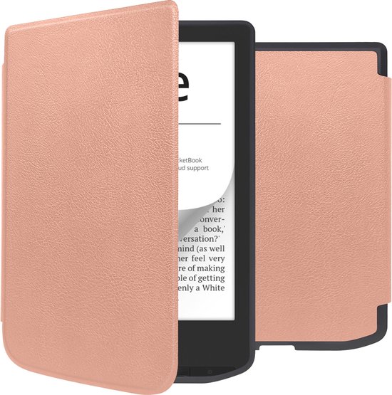 iMoshion Ereader Cover / Hoesje Geschikt voor Pocketbook Verse Pro / Vivlio Light / Vivlio Light HD / Pocketbook Verse - iMoshion Slim Soft Case Sleepcover Bookcase zonder stand - Rosé goud van iMoshion