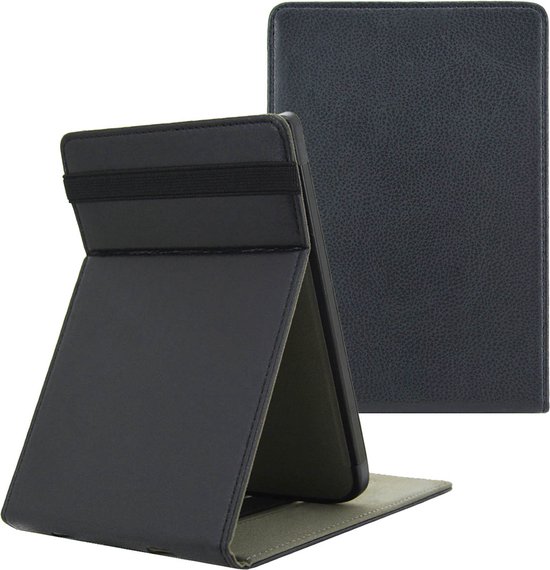 imoshion Ereader Cover / Hoesje Geschikt voor Vivlio Lux 5 / Pocketbook Touch Lux 5 / Pocketbook Basic Lux 4 / Pocketbook HD 3 - imoshion Stand Flipcase - Zwart van iMoshion