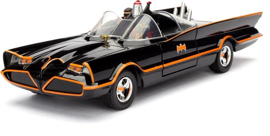 Jada Toys - Batman 1966 Classic Batmobile 1:24 - Die-cast - Vanaf 8 jaar - Speelgoedvoertuig van Jada Toys