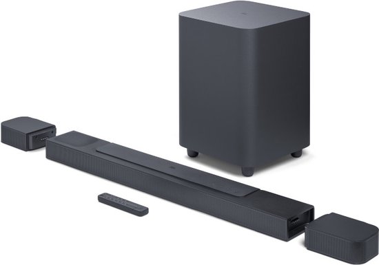 JBL Bar 800 Pro - Soundbar met Draadloze Subwoofer geschikt voor TV - Zwart van JBL