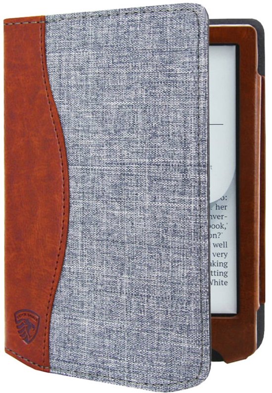 Jeans Hoesje Geschikt voor Pocketbook Verse Pro Hoes Cover Jeans Grijs van Merkloos