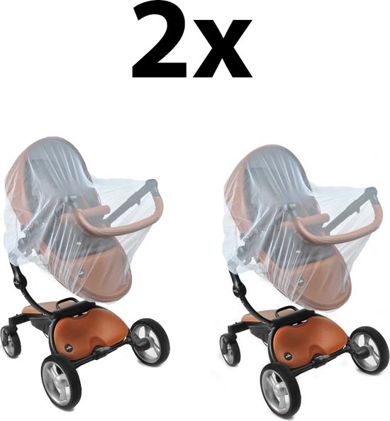 Kinderwagen Klamboe - universeel - anti muggen - muskietennet - set van 2 stuks van Kinder