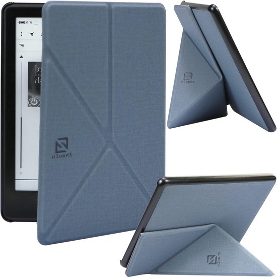 Kindle Paperwhite 11e Generatie 2021 6.8" Signature Edition, Beschermhoes voor Verticaal en Horizontaal Gebruik - Blauw, Waterdicht en Slank Ontwerp